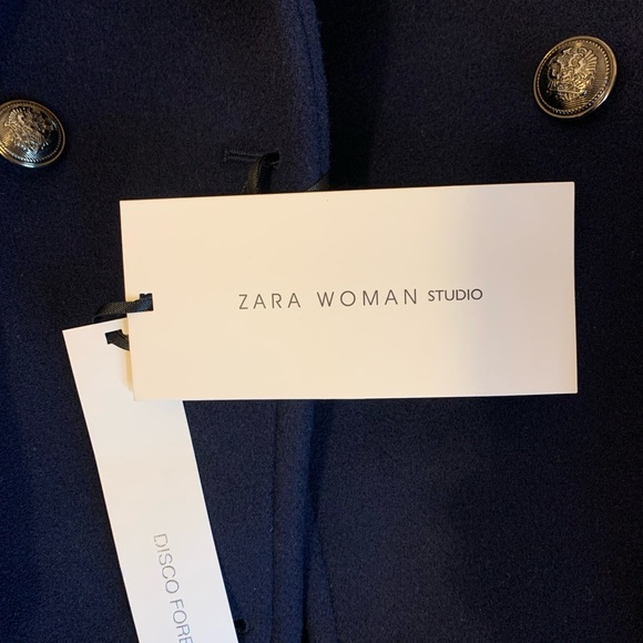ZARA WOOL Coat - Picture 7 of 9